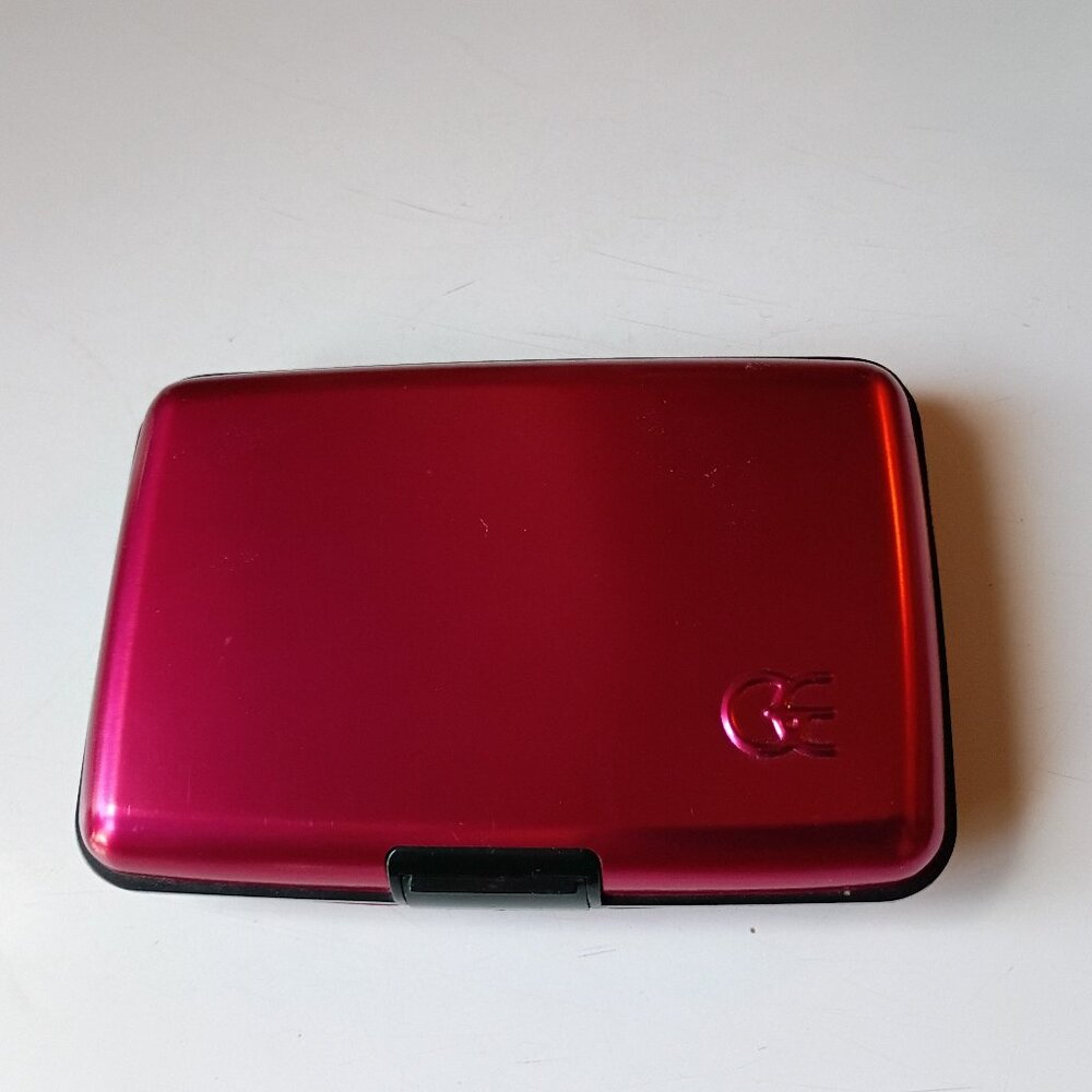 New Aluminum Wallet Unisex Many Pockets 4 3/8 x 3